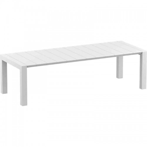 VEGAS WHITE 100X260/300Χ75εκ. ΕΠΕΚΤ.ΤΡΑΠΕΖΙ ΠΟΛ/ΝΙΟΥ Εξωτερικού Χώρου