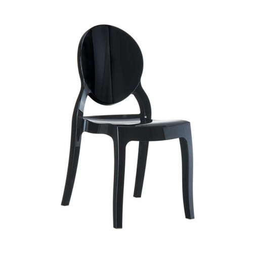 ELIZABETH GLOSSY BLACK(Σ4) ΚΑΡΕΚΛΑ Τραπεζαρία