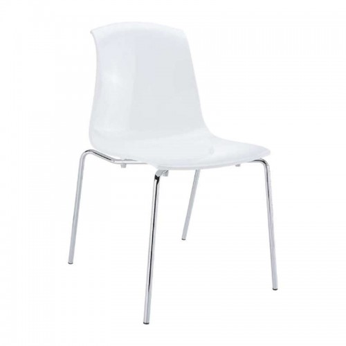 ALLEGRA GLOSSY WHITE(Σ4)ΚΑΡΕΚΛΑ Τραπεζαρία