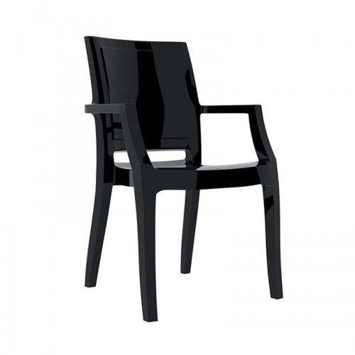 ARTHUR GLOSSY BLACK (Σ4)ΠΟΛΥΘΡΟΝΑ Τραπεζαρία