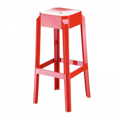 FOX 75εκ.(Σ2)ΣΚΑΜΠΟ GLOSSY RED Τραπεζαρία
