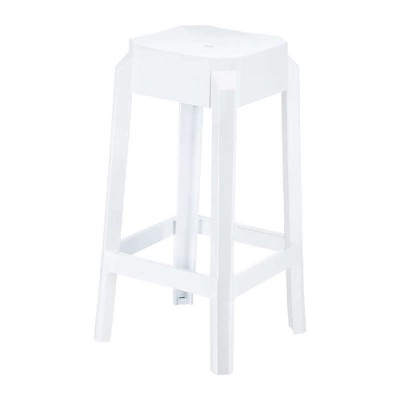 FOX 65εκ.(Σ2)ΣΚΑΜΠΟ GLOSSY WHITE 36X36X65εκ.