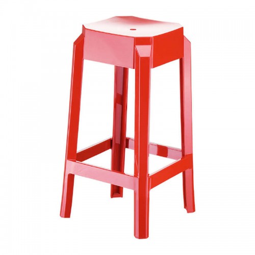 FOX 65εκ.(Σ2)ΣΚΑΜΠΟ GLOSSY RED Τραπεζαρία