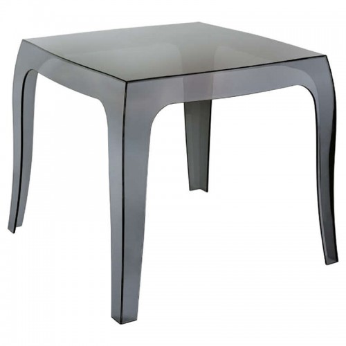 QUEEN BLACK TRANSP.(Σ4)51X51X43εκ. ΤΡΑΠΕΖΙ Εξωτερικού Χώρου