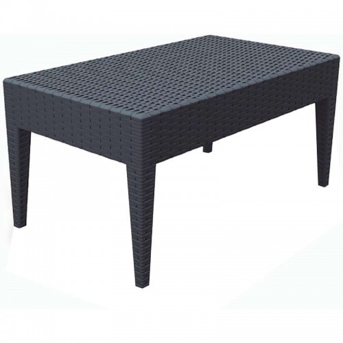 MIAMI DARK GREY ΤΡΑΠΕΖΙ 92Χ53Χ45εκ. ΠΟΛ/ΝΙΟΥ Εξωτερικού Χώρου