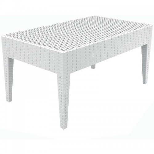 MIAMI WHITE ΤΡΑΠΕΖΙ 92Χ53Χ45εκ. ΠΟΛ/ΝΙΟΥ MIAMI WHITE ΤΡΑΠΕΖΙ 92Χ53Χ45εκ. ΠΟΛ/ΝΙΟΥ