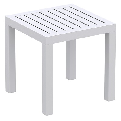 OCEAN WHITE ΤΡΑΠΕΖΙ 45Χ45Χ45εκ. ΠΟΛ/ΝΙΟΥ OCEAN WHITE ΤΡΑΠΕΖΙ 45Χ45Χ45εκ. ΠΟΛ/ΝΙΟΥ