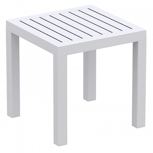 OCEAN WHITE ΤΡΑΠΕΖΙ 45Χ45Χ45εκ. ΠΟΛ/ΝΙΟΥ OCEAN WHITE ΤΡΑΠΕΖΙ 45Χ45Χ45εκ. ΠΟΛ/ΝΙΟΥ