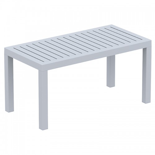 OCEAN SILVER GREY ΤΡΑΠΕΖΙ 90Χ45Χ45εκ. ΠΟΛ/ΝΙΟΥ Εξωτερικού Χώρου