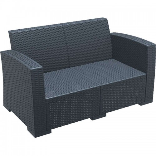 MONACO DARK GREY 2ΘΕΣΙΟΣ ΚΑΝΑΠΕΣ ΠΟΛ/ΝΙΟΥ Εξωτερικού Χώρου