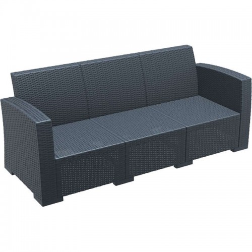 MONACO DARK GREY 3ΘΕΣΙΟΣ ΚΑΝΑΠΕΣ ΠΟΛ/ΝΙΟΥ Εξωτερικού Χώρου