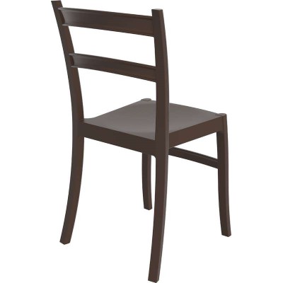 TIFFANY DARK BROWN ΚΑΡΕΚΛΑ ΠΟΛ/ΝΙΟΥ 45Χ51Χ85εκ.