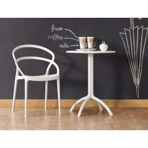 OCTOPUS Φ60Χ75εκ.SILVER GREY ΤΡΑΠΕΖΙ ΠΟΛ/ΝΙΟΥ Εξωτερικού Χώρου