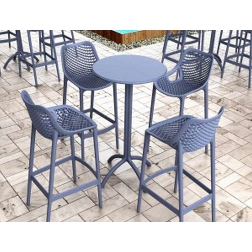 OCTOPUS BAR Φ60Χ108εκ.DARK GREY ΠΟΛ/ΝΙΟΥ Εξωτερικού Χώρου