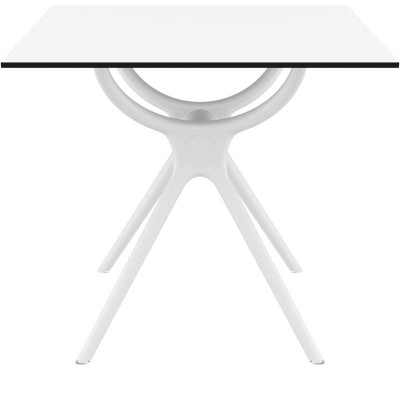 AIR ΤΡΑΠΕΖΙ 80Χ80Χ74εκ. WHITE LAMINATE 12mm AIR ΤΡΑΠΕΖΙ 80Χ80Χ74εκ. WHITE LAMINATE 12mm