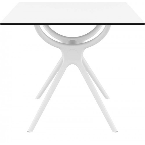 AIR ΤΡΑΠΕΖΙ 80Χ80Χ74εκ. WHITE LAMINATE 12mm AIR ΤΡΑΠΕΖΙ 80Χ80Χ74εκ. WHITE LAMINATE 12mm