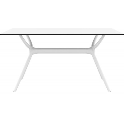 AIR ΤΡΑΠΕΖΙ 140Χ80Χ74εκ. WHITE LAMINATE 12mm