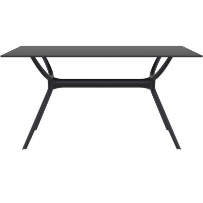 AIR ΤΡΑΠΕΖΙ 140Χ80Χ74εκ. BLACK LAMINATE 12mm