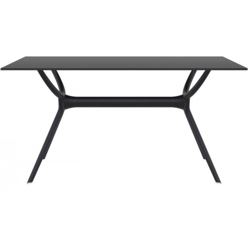AIR ΤΡΑΠΕΖΙ 140Χ80Χ74εκ. BLACK LAMINATE 12mm Εξωτερικού Χώρου