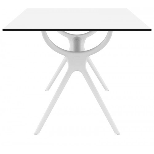 AIR ΤΡΑΠΕΖΙ 180Χ90Χ74εκ. WHITE LAMINATE 12mm Εξωτερικού Χώρου