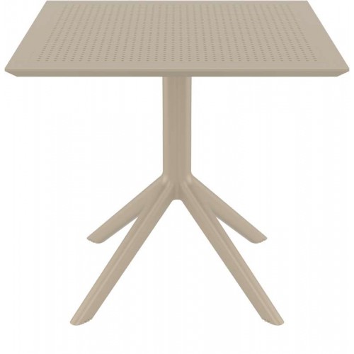 SKY TAUPE 80X80X74εκ. ΤΡΑΠΕΖΙ ΠΟΛ/ΝΙΟΥ SKY TAUPE 80X80X74εκ. ΤΡΑΠΕΖΙ ΠΟΛ/ΝΙΟΥ