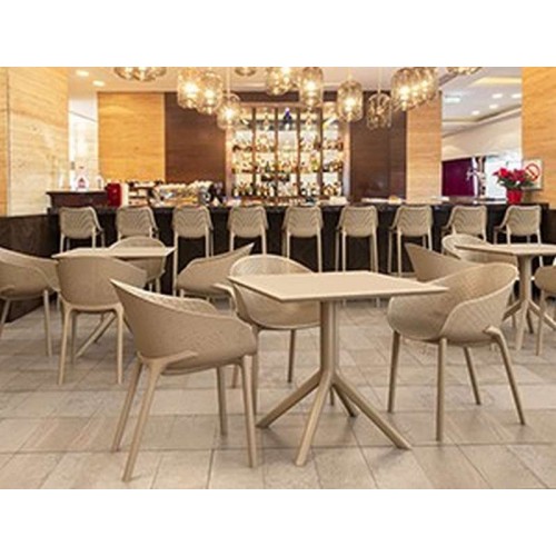 SKY TAUPE 80X80X74εκ. ΤΡΑΠΕΖΙ ΠΟΛ/ΝΙΟΥ SKY TAUPE 80X80X74εκ. ΤΡΑΠΕΖΙ ΠΟΛ/ΝΙΟΥ