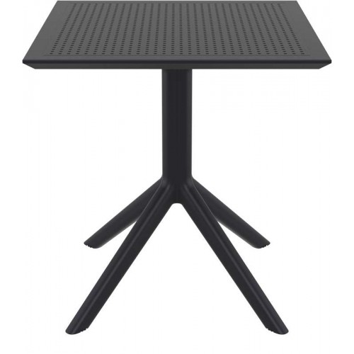 SKY BLACK 70X70X74εκ. ΤΡΑΠΕΖΙ ΠΟΛ/ΝΙΟΥ Εξωτερικού Χώρου