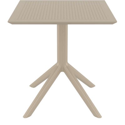 SKY TAUPE 70X70X74εκ. ΤΡΑΠΕΖΙ ΠΟΛ/ΝΙΟΥ