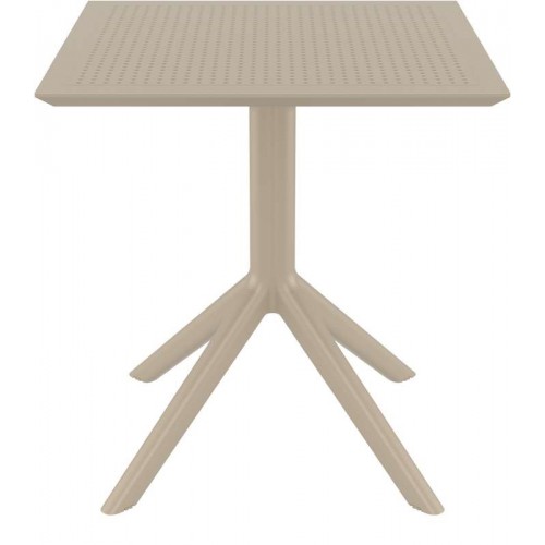 SKY TAUPE 70X70X74εκ. ΤΡΑΠΕΖΙ ΠΟΛ/ΝΙΟΥ Εξωτερικού Χώρου