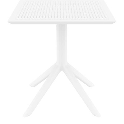 SKY WHITE 70X70X74εκ. ΤΡΑΠΕΖΙ ΠΟΛ/ΝΙΟΥ SKY WHITE 70X70X74εκ. ΤΡΑΠΕΖΙ ΠΟΛ/ΝΙΟΥ