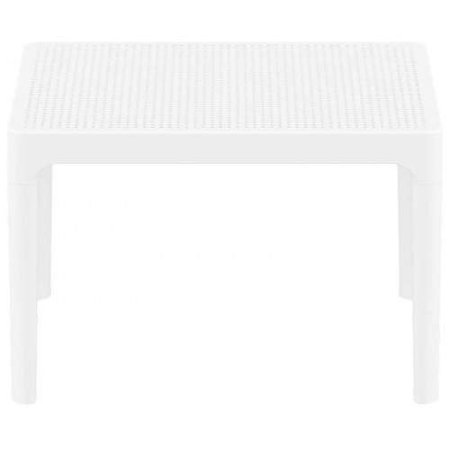 SKY WHITE 50Χ60Χ40εκ. ΤΡΑΠΕΖΙ ΠΟΛ/ΝΙΟΥ Εξωτερικού Χώρου