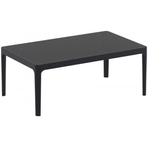 SKY BLACK 100Χ60Χ40εκ. ΤΡΑΠΕΖΙ ΠΟΛ/ΝΙΟΥ Εξωτερικού Χώρου