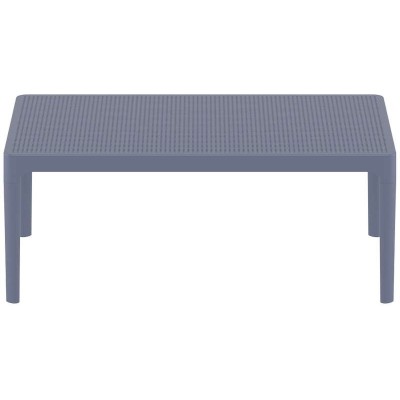 SKY DARK GREY 100Χ60Χ40εκ. ΤΡΑΠΕΖΙ ΠΟΛ/ΝΙΟΥ Εξωτερικού Χώρου