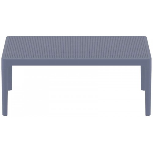 SKY DARK GREY 100Χ60Χ40εκ. ΤΡΑΠΕΖΙ ΠΟΛ/ΝΙΟΥ Εξωτερικού Χώρου