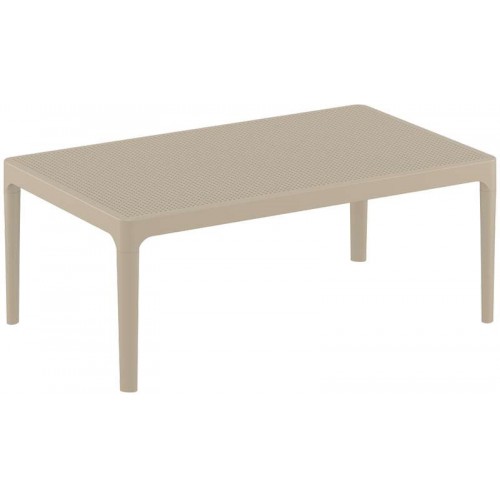 SKY TAUPE 100Χ60Χ40εκ. ΤΡΑΠΕΖΙ ΠΟΛ/ΝΙΟΥ Εξωτερικού Χώρου
