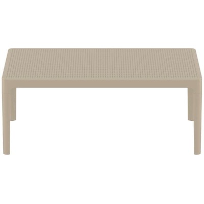 SKY TAUPE 100Χ60Χ40εκ. ΤΡΑΠΕΖΙ ΠΟΛ/ΝΙΟΥ Εξωτερικού Χώρου