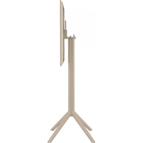 SKY TAUPE BAR 60Χ60Χ108εκ.ΠΤΥΣ/ΝΟ ΤΡΑΠ. ΠΟΛ/ΝΙΟΥ Εξωτερικού Χώρου