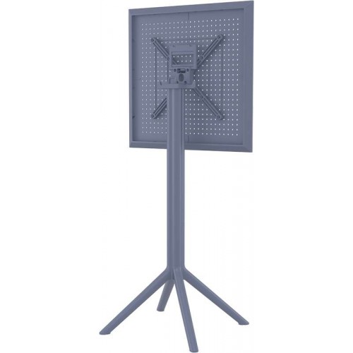 SKY DARK GREY BAR 60Χ60Χ108εκ.ΠΤΥΣ/ΝΟ ΤΡΑΠ. ΠΟΛ/ΝΙΟΥ Εξωτερικού Χώρου
