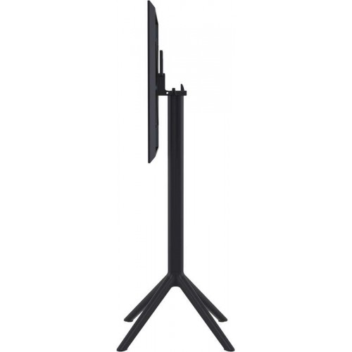 SKY BLACK BAR 60Χ60Χ108εκ.ΠΤΥΣ/ΝΟ ΤΡΑΠ. ΠΟΛ/ΝΙΟΥ Εξωτερικού Χώρου