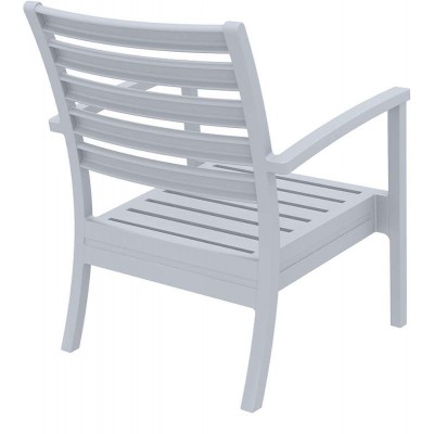 ARTEMIS XL SILVER GREY(12)ΠOΛΥΘΡΟΝΑ ΠΟΛ/ΝΙΟΥ 71Χ76Χ89εκ.