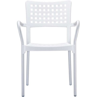 GALA WHITE ΠΟΛΥΘΡΟΝΑ ΠΟΛ/ΝΙΟΥ/ΑΛΟΥΜ. 55Χ49Χ85εκ.