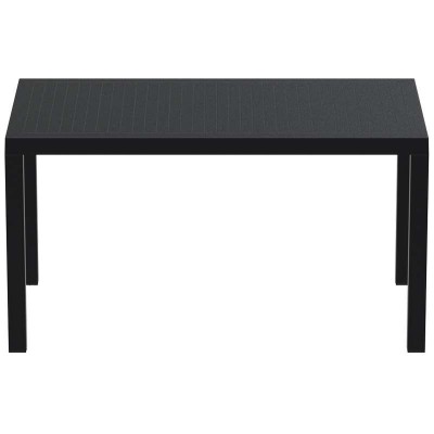 ARES ΤΡΑΠΕΖΙ 140Χ80Χ75εκ. BLACK ΠΟΛ/ΝΙΟΥ