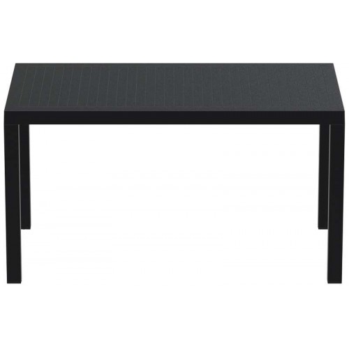 ARES ΤΡΑΠΕΖΙ 140Χ80Χ75εκ. BLACK ΠΟΛ/ΝΙΟΥ Εξωτερικού Χώρου