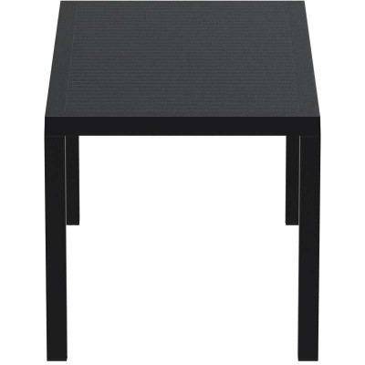 ARES ΤΡΑΠΕΖΙ 140Χ80Χ75εκ. BLACK ΠΟΛ/ΝΙΟΥ Εξωτερικού Χώρου