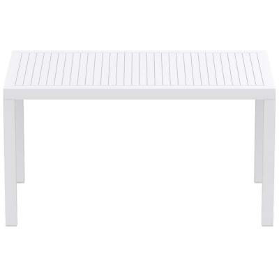 ARES ΤΡΑΠΕΖΙ 140Χ80Χ75εκ. WHITE ΠΟΛ/ΝΙΟΥ