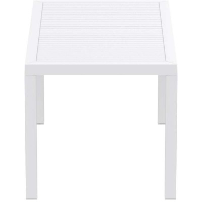 ARES ΤΡΑΠΕΖΙ 140Χ80Χ75εκ. WHITE ΠΟΛ/ΝΙΟΥ Εξωτερικού Χώρου