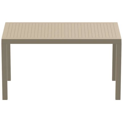 ARES ΤΡΑΠΕΖΙ 140Χ80Χ75εκ. TAUPE ΠΟΛ/ΝΙΟΥ