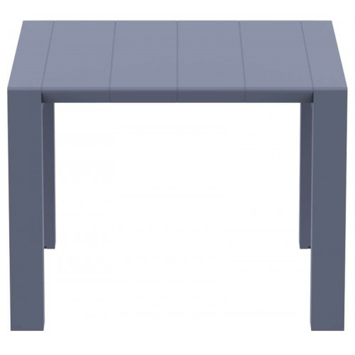 VEGAS DARK GREY 100X100/140Χ75εκ. ΕΠΕΚΤ. ΤΡΑΠΕΖΙ ΠΟΛ/ΝΙΟΥ Εξωτερικού Χώρου