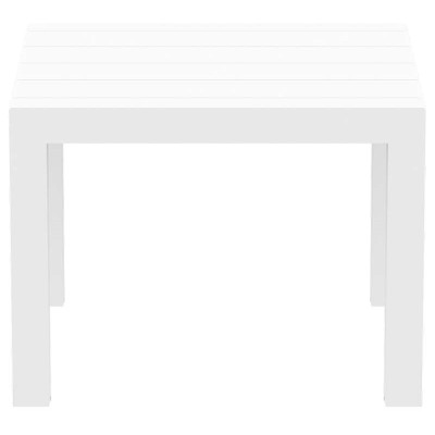 VEGAS WHITE 100X100/140Χ75εκ. ΕΠΕΚΤ.ΤΡΑΠΕΖΙ ΠΟΛ/ΝΙΟΥ