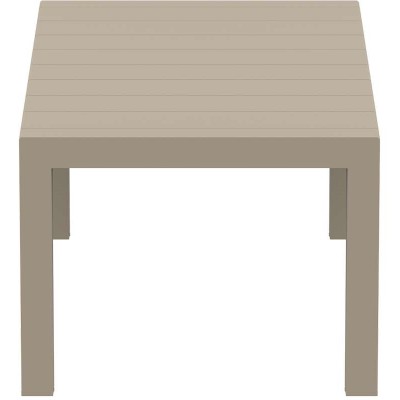 VEGAS TAUPE 100X180/220Χ75εκ. ΕΠΕΚΤ.ΤΡΑΠΕΖΙ ΠΟΛ/ΝΙΟΥ